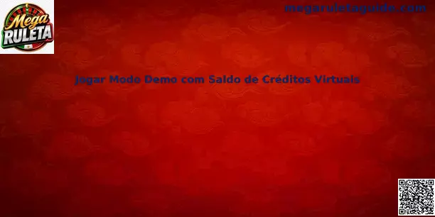 Modo Demo créditos virtuales Mega Ruleta