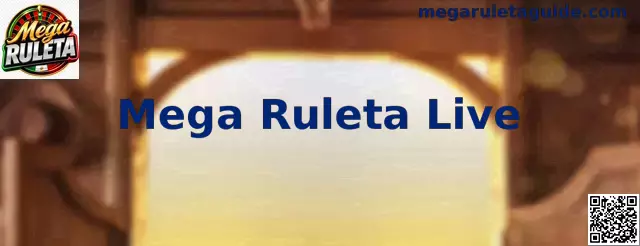 Interfaz de Mega Ruleta Live con tapete digital de juego en vivo