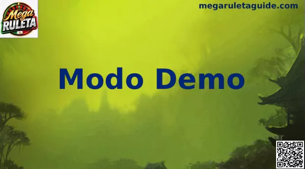 Interfaz de visualización de la Mega Ruleta en Modo Demo en México