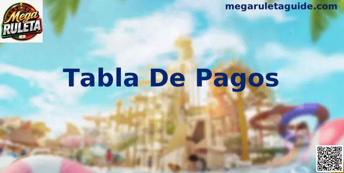 Tabla De Pagos Mega Ruleta